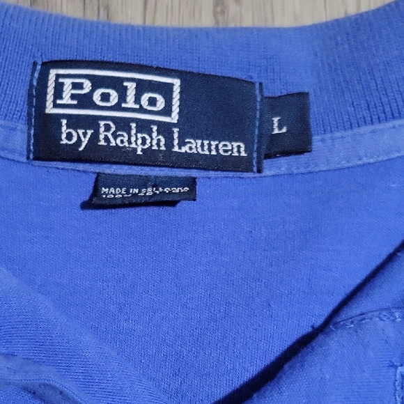 Ralph Lauren Blue Polo Shirt for Kids - Picture 2 of 3